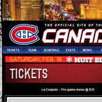 Aper�u du site NHL.com